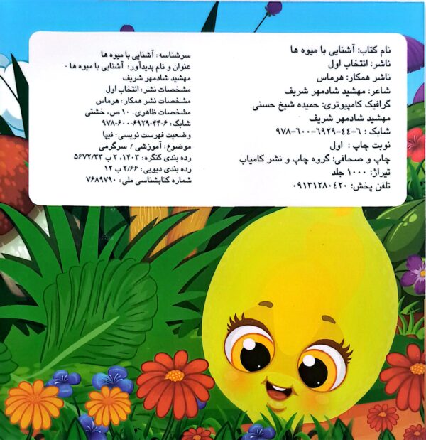 کتاب آشنایی با میوه ها (چشمک)